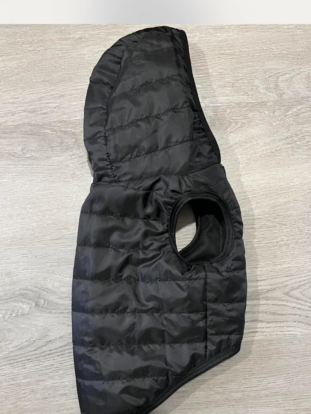 N/A hooded black